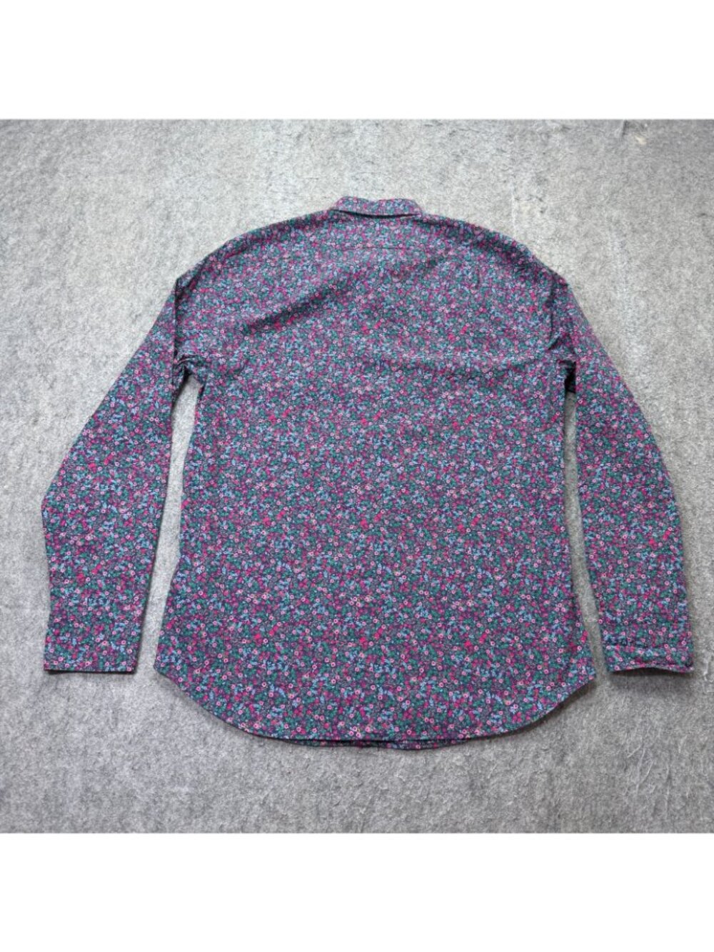 J.Crew Classic Printed Flex Casual Shirt Men M Floral Long Sleeve Flowers - Picture 9 of 15